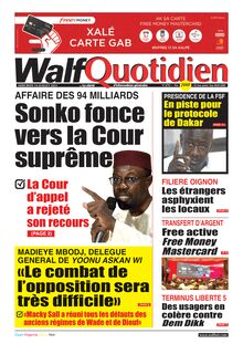 Walf Quotidien n°8791 - du Mercredi 14 juillet 2021