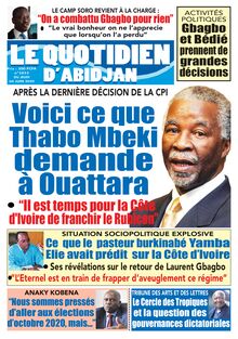 Le Quotidien d’Abidjan n°2855 - Du jeudi 04 juin 2020