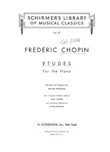 Partition complète, Trois nouvelles études, Chopin, Frédéric par Frédéric Chopin