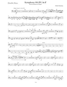 Partition Basses, Symphony No.4  Pastorale , Symphony on Canadian Folk Themes