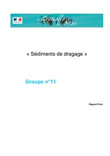 Grenelle de la mer. Rapports des comités opérationnels (COMOP). : - Groupe n° 11 - Sédiments de dragage - Rapport final - juin 2010.
