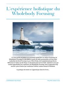 L expérience holistique du Wholebody Focusing