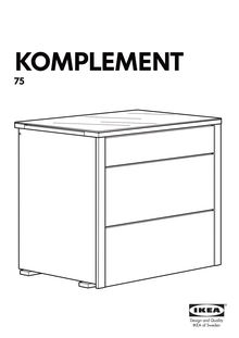 KOMPLEMENT commode 75