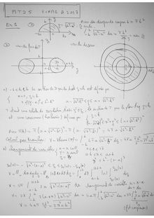 Corrige UTBM Applications de l algebre et de l analyse a la geometrie 2007 TC