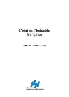 L état de l industrie française : rapport annuel 2000