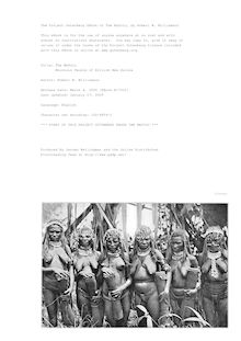 The Mafulu - Mountain People of British New Guinea