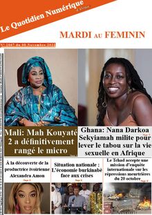 Le Quotidien Numérique d’Afrique n°2067 - du mardi 8 novembre 2022