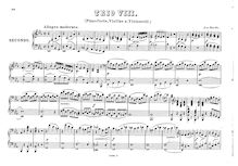 Partition complète, Piano Trio, Hob.XV:30, Klaviertrio Nr.8, E flat major