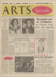 ARTS N° 479 du 01 septembre 1954