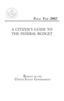 A citizen s guide to the federal budget