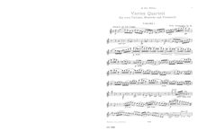 Partition parties complètes, corde quatuor No.4, Op.25, Stenhammar, Wilhelm