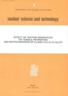 Effect of proton irradiation on tensile properties and microhardness of CU-CR-ZR alloy