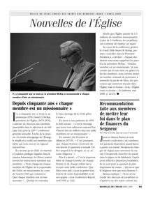 Lire le Liahona de avril 2009 en ligne - L09Afr (French news)