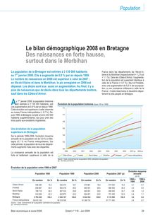 Le bilan démographique 2008 en Bretagne (Octant n°116)