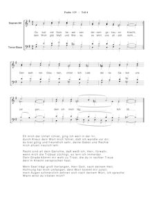 Partition Ps.119-4: Du tust viel Guts beweisen, SWV 220, Becker Psalter, Op.5