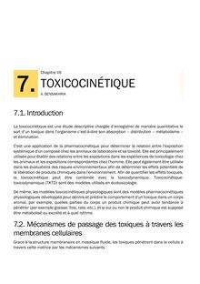 Toxicocinétique