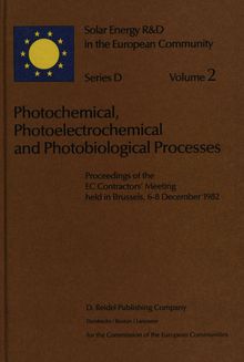 Photochemical, photoelectrochemical and photobiological processes