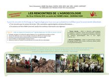 Rencontres de l agroécologie au Burkina Faso - février 2015