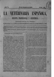 La veterinaria española, n. 194 (1862)
