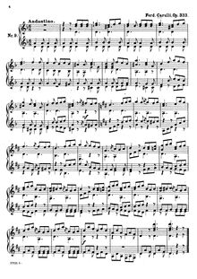 Partition No.9, 18 Very Easy pièces pour Beginners, Op. 333, Grand Recueil