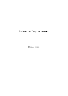 Existence of Engel structures [Elektronische Ressource] / vorgelegt von Thomas Vogel
