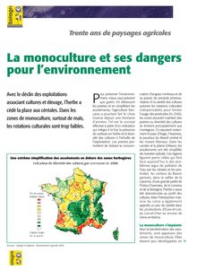 La monoculture et ses dangers pour l environnement