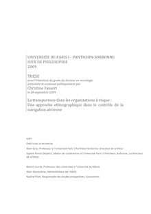 UNIVERSITE DE PARIS I - PANTHEON-SORBONNE IUFR DE PHILOSOPHIE ...