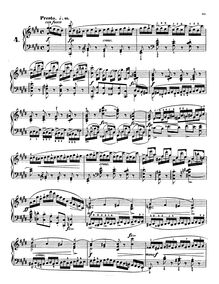Partition No.4 en C♯ minor, Etudes Op.10, Chopin, Frédéric
