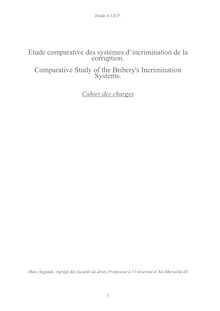 Rapport étude comparative des systèmes d incrimination de la  corruption  3 