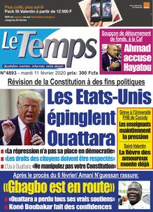 Le Temps - n°4893 - Mardi 11 Fevrier 2020