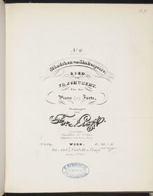 Partition Ständchen von Shakespeare (S.558/9), Collection of Liszt editions, Volume 2