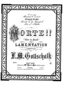 Partition complète (scan), Morte!!, Op.60, Morte!! (She is dead.) - Lamentation