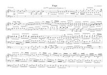 Partition , Fuga Fanfare, Trois Sonates pour Orgue, Lemmens, Jacques-Nicolas