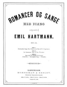 Partition Book 3: Digte efter det Engelske ved Caralis, Romancer og Sange