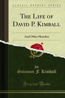 Life of David P. Kimball