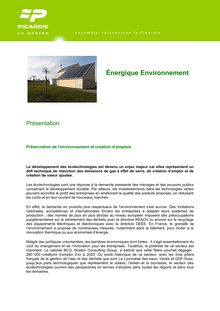 Énergique Environnement - Portail de la formation en Picardie