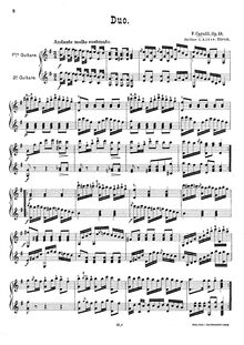 Partition No.1, 3 duos, Op.48, Carulli, Ferdinando