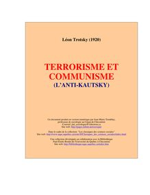 Terrorisme et communisme