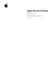 Apple Remote Desktop Guide de l’administrateur
