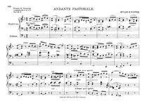 Partition complète, Andante Pastorale, F major, Foster, Myles Birket