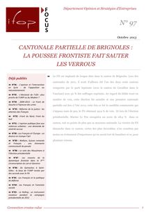 IFOP : Cantonale partielle de Brignolles - La poussée frontiste fait sauter les verrous