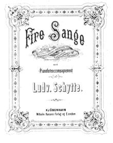 Partition complète, Fire Sange, Schytte, Ludvig
