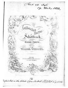 Partition complète, Catharine Hayes Schottisch, F major, Dressler, William