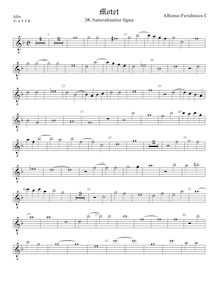 Partition ténor viole de gambe 1, octave aigu clef, Motets, Ferrabosco Sr., Alfonso
