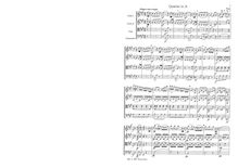Partition No.2 en A major, B.335, 3 corde quatuors, C major, A major, E♭ major par Ignaz Pleyel