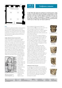 Fiche de salle: Sculpture romanes