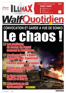 Walf  Quotidien n°8682 - du jeudi 04 mars 2021