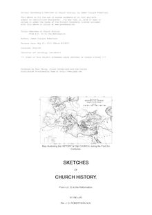 Sketches of Church History - From A.D. 33 to the Reformation