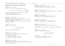 Sujet : Algèbre, Ensembles et applications, Injectivité, surjectivité et bijectivité
