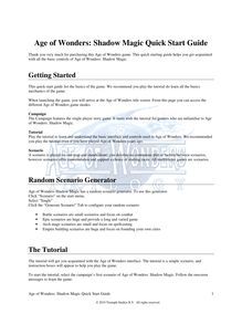 Age of Wonders: Shadow Magic 